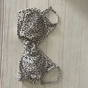 cheetah print bikini top